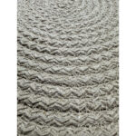 DecoHandy 39cm Neon Renkli Şeritli Jüt Örme Supla Amerikan Servis - Görsel 4