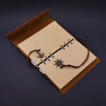 Kahverengi Pusula Tasarım Deri Defter Ve Siyah Kalem Seti - Görsel 2