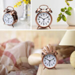 Nostaljik Metal Çalar Masa Saati Orta Boy - Görsel 2