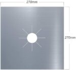Ocak Koruyucu Alüminyum Ped Seti 5 Adet - Görsel 3