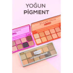 12'li Sedefli Ve Mat Far Paleti - 3'lü Set - Görsel 3