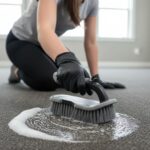 Saplı Halı, Koltuk ve Araç Temizlik Fırçası – Çok Amaçlı İç &amp; Dış Oto, Ev ve Ofis Kullanımı İçin Ergonomik Temizlik Aparatı (5067) - Görsel 4