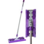 Sihirli Spin Mop Teleskopik Çok Amaçlı Mop +1 Bez Hediyeli - Mor (5067) - Görsel 2