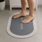 Sihirli Süper Su Emici Kaymaz Tabanlı Oval Paspas 40*60 cm (5067) - Görsel 2