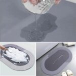 Sihirli Süper Su Emici Kaymaz Tabanlı Oval Paspas 40*60 cm (5067) - Görsel 5